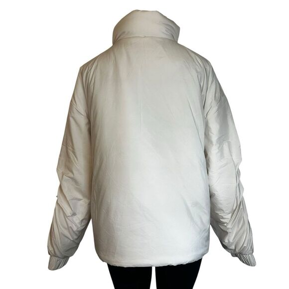 Fabletics White Bone cream oversized Puffer Jacket XL - Picture 6 of 9